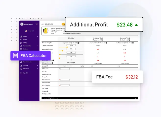 SmartScout FBA Calculator for True Profit Margins